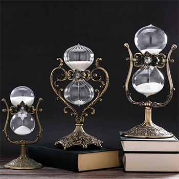 metal sand hourglass