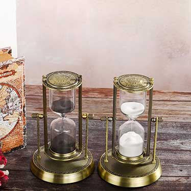 Rotating Brass  Sand Timer
