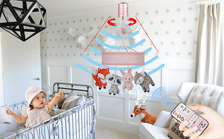 baby crib mobile motor 
