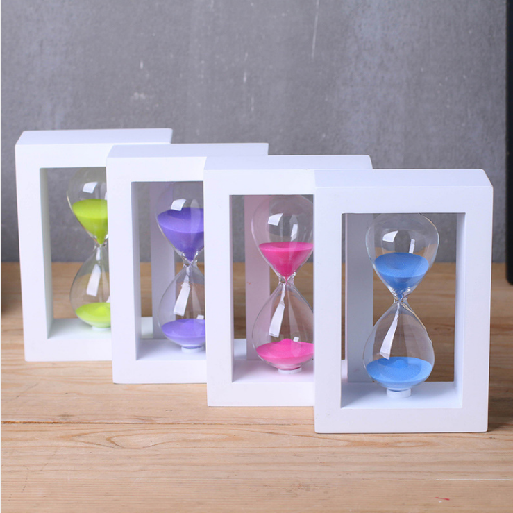white hourglass