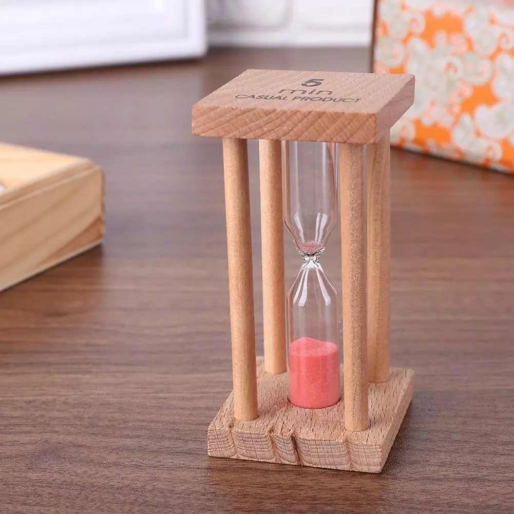 wooden sand glass