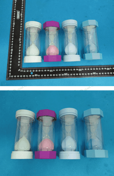 Sandglass Timer Clock Plastic