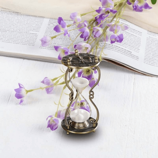 Vintage Sandglass Timer for Decor