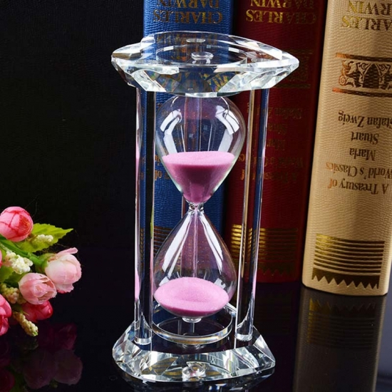 Glass Sand Timer Decorative