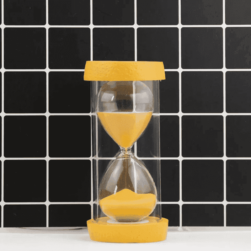 Colorful Sand TImer Decor