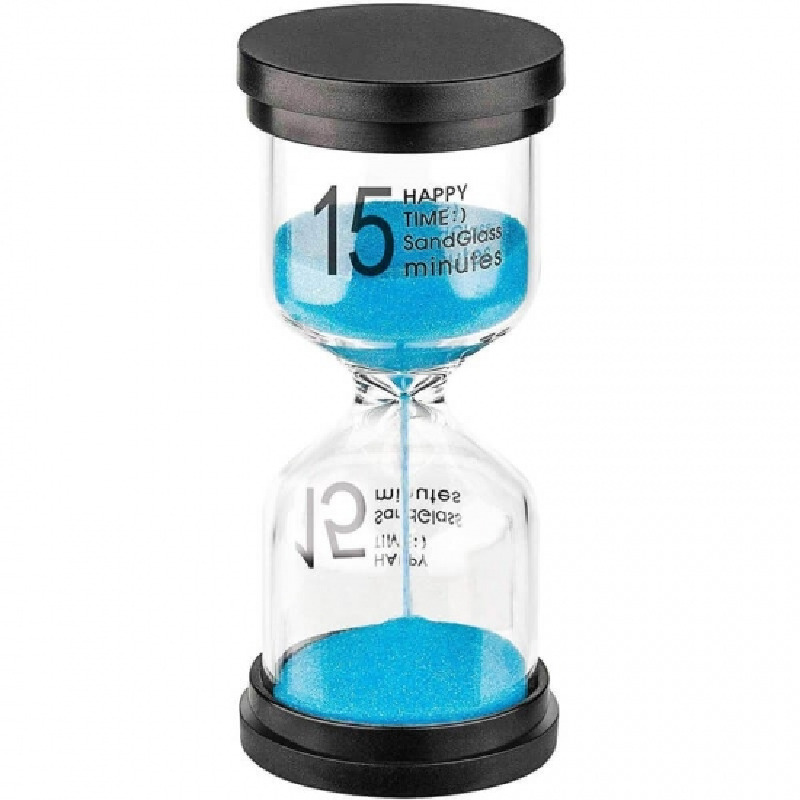 plastic hourglass