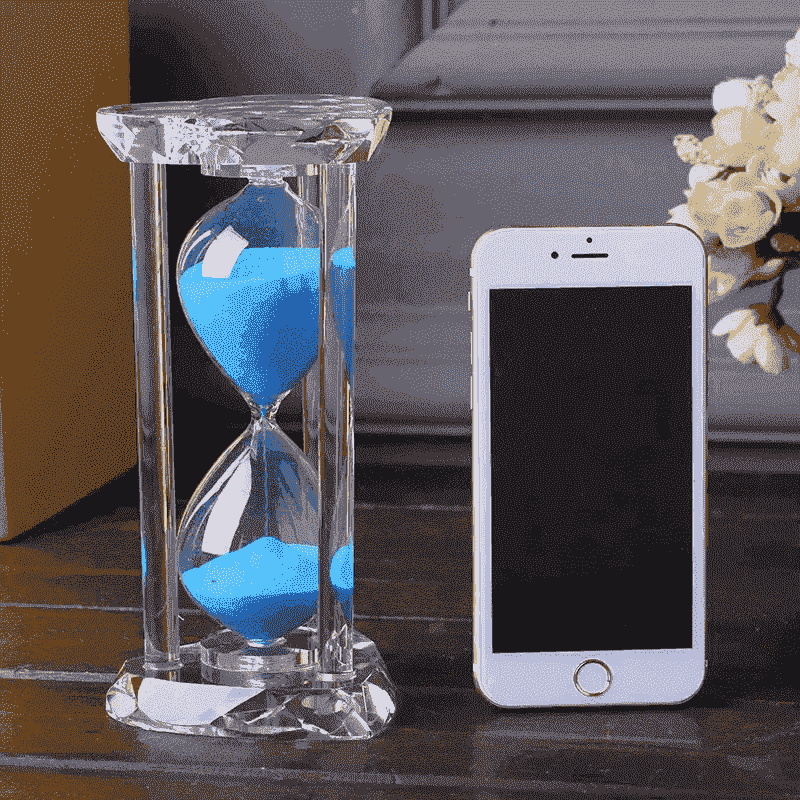 Glass sand timer