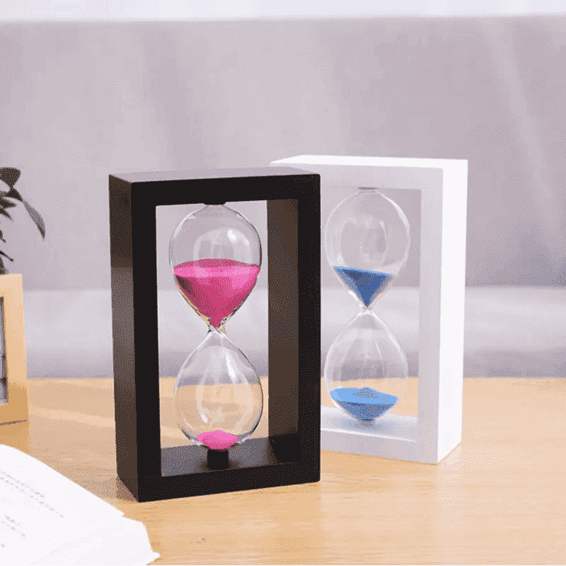 Wooden sand timer