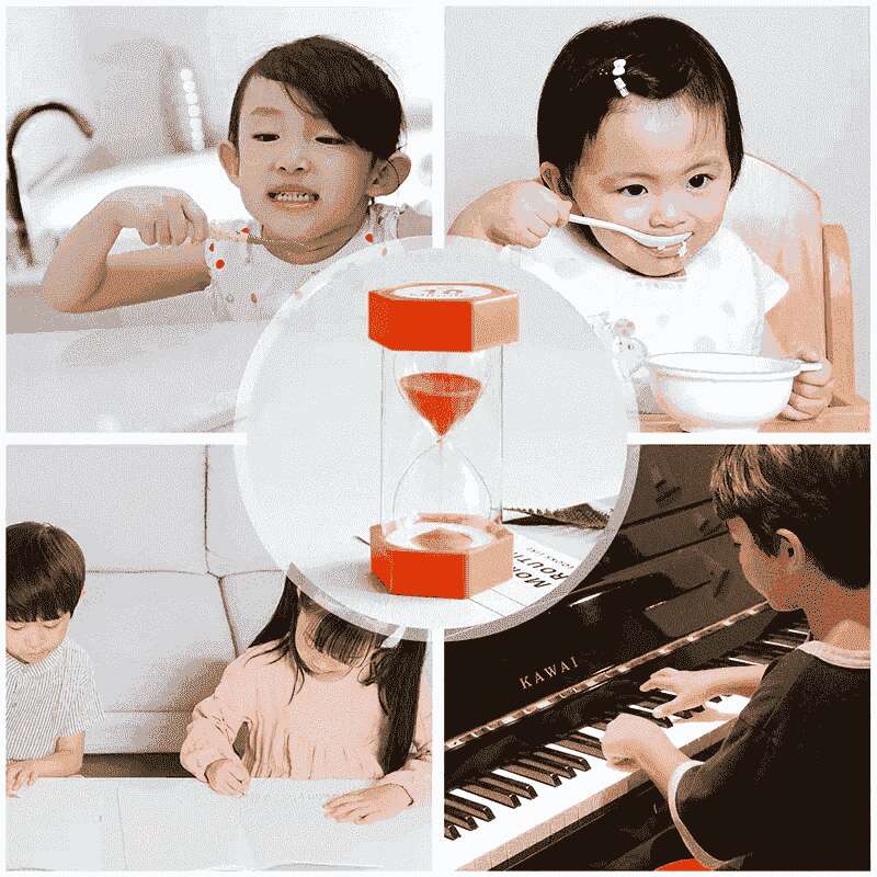 Plastic hourglass timer