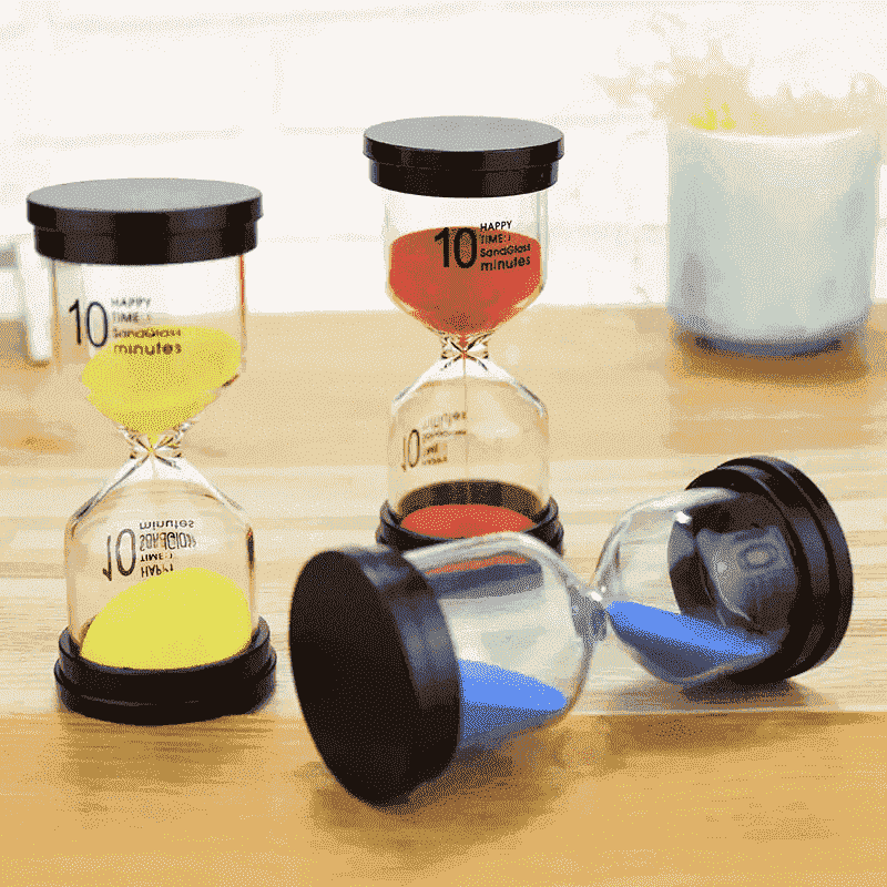 Plastic sand clock