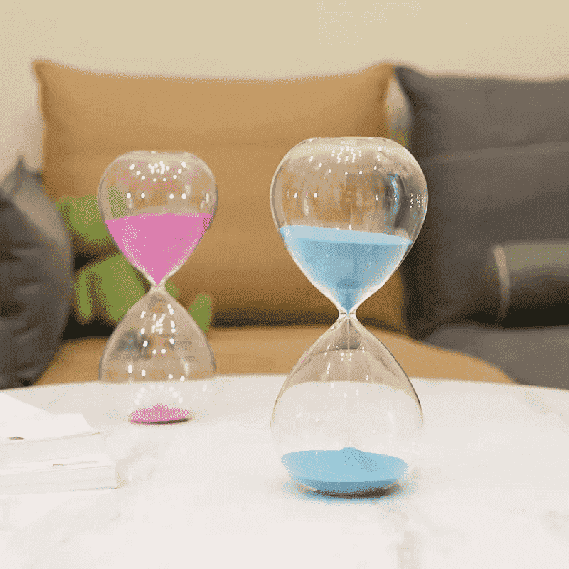 Sandglass decor
