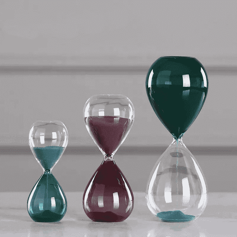 Colored sand clock