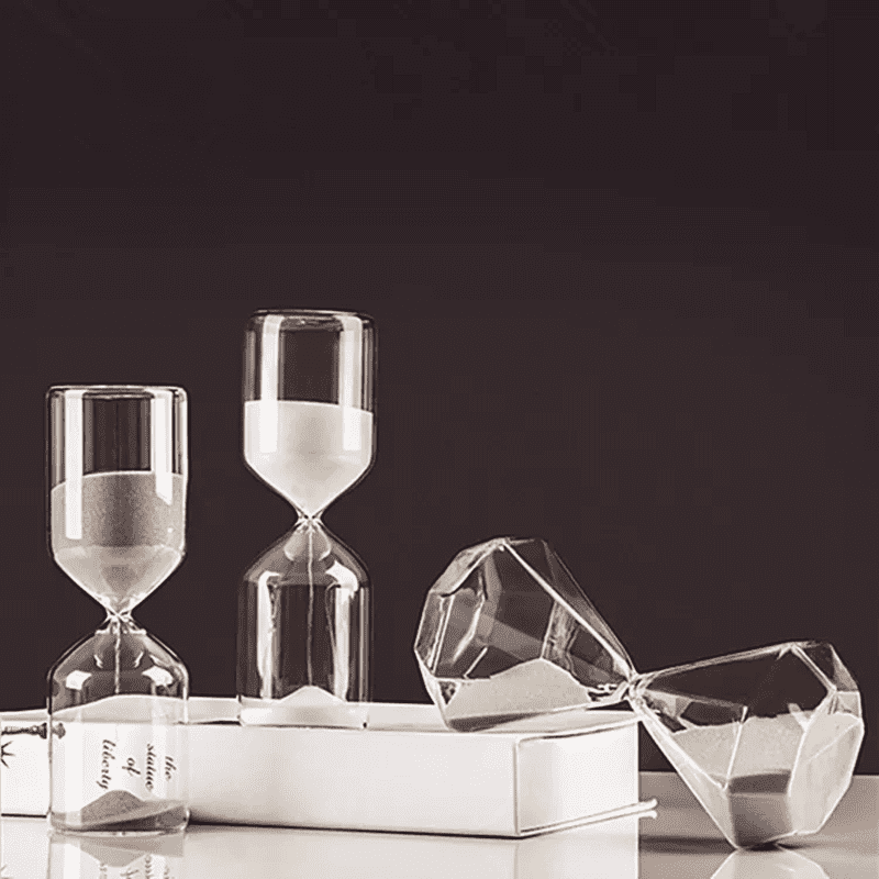 Glass sand timer