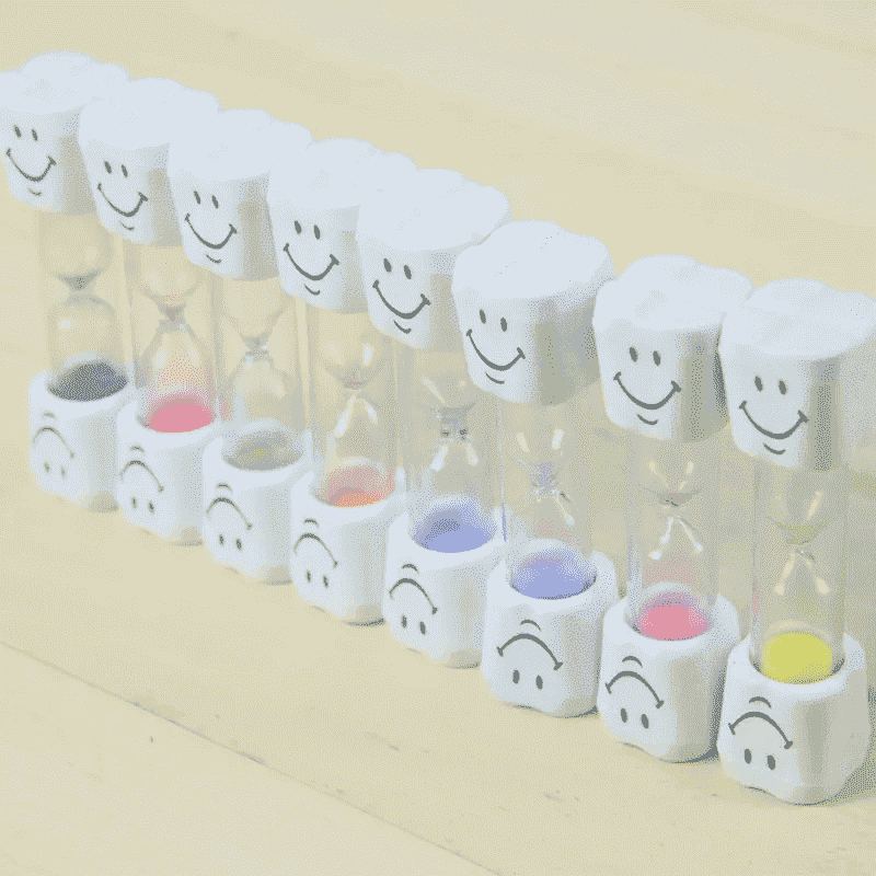 Mini hour glass with sand 