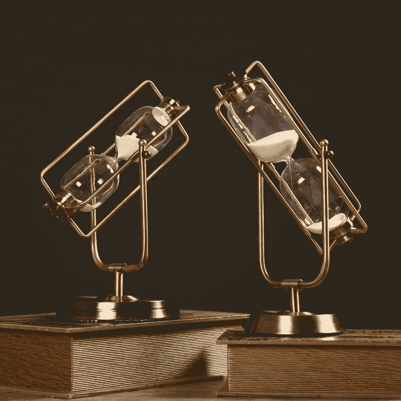 Metal sand timer