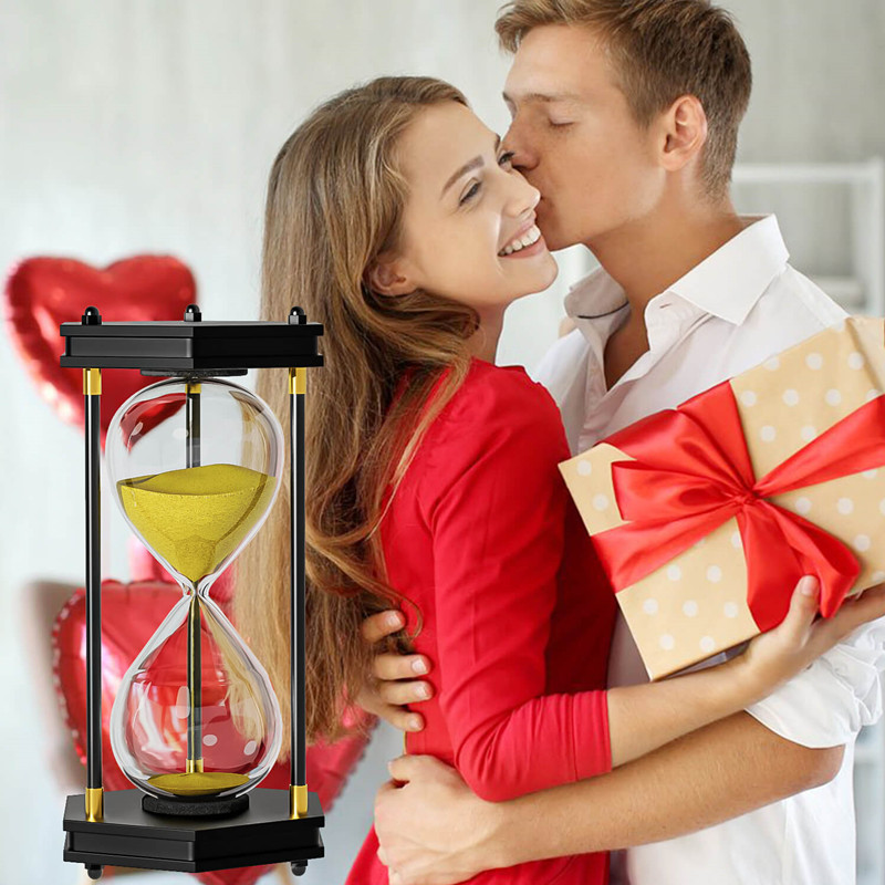 Sand hourglass timer wood