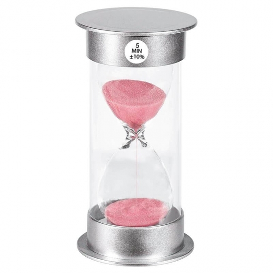 Plastic hourglass timer