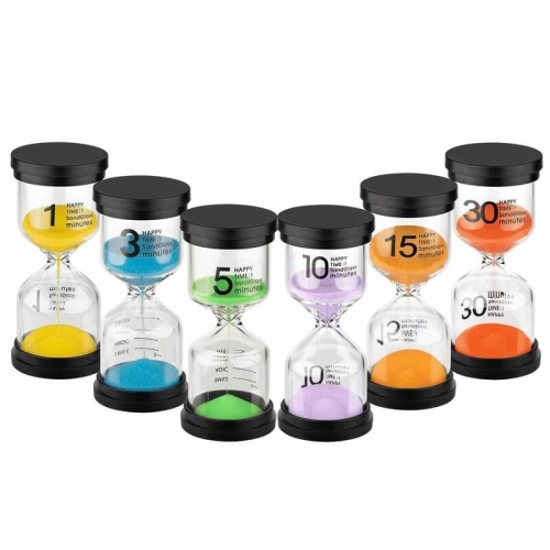 Plastic hourglass timer