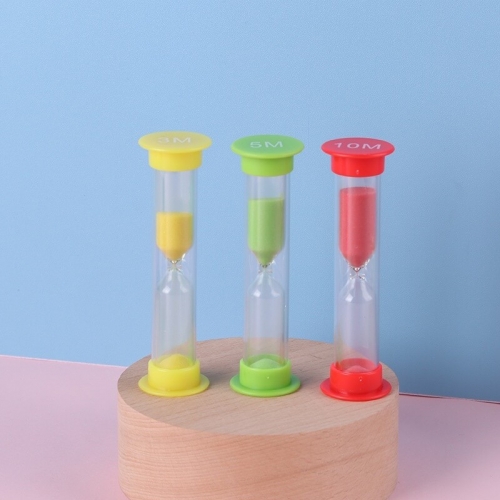 Plastic mini hourglass timer