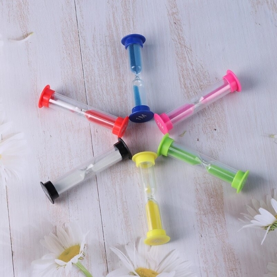 Plastic mini hourglass timer
