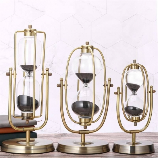 Large hourglass sand timer