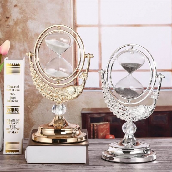 Peacock sand timer