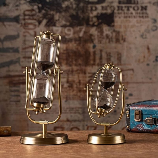 Large hourglass sand timer