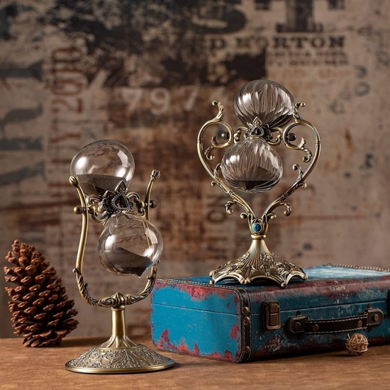 Heart-shaped hourglass timer