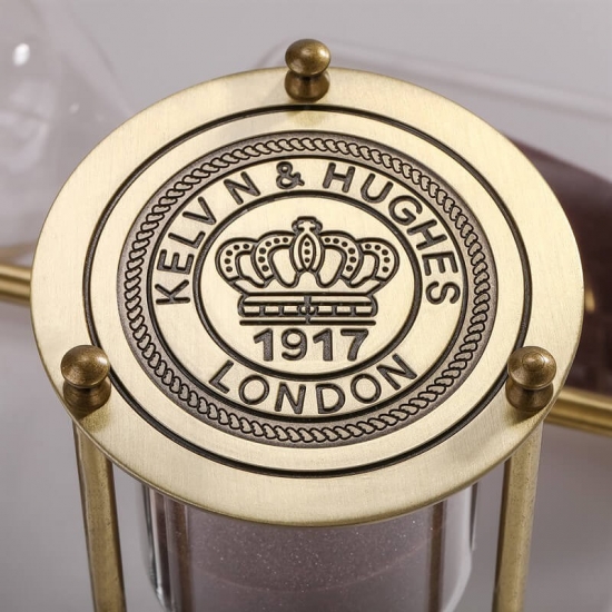 Brass hourglass
