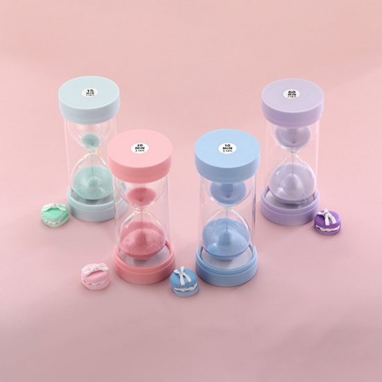 Plastic round hourglass timer