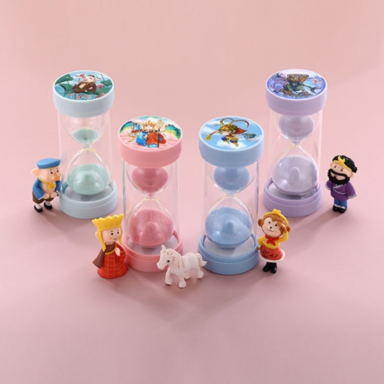 Round 3D hourglass timer