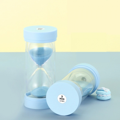 Plastic round hourglass timer