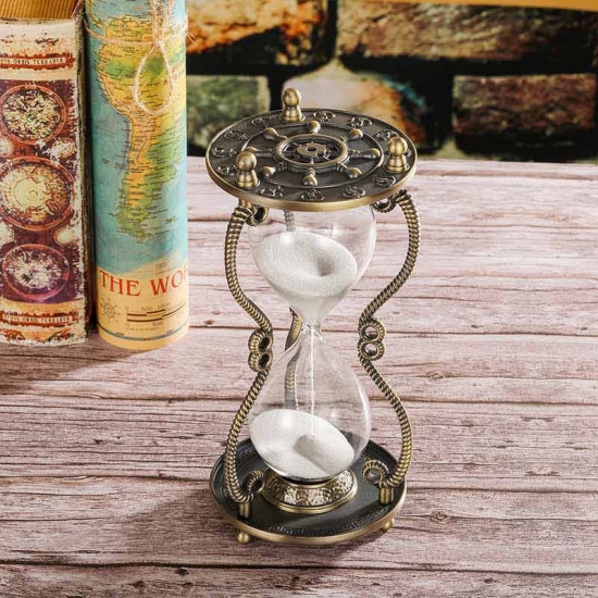 Rudder hourglass timer