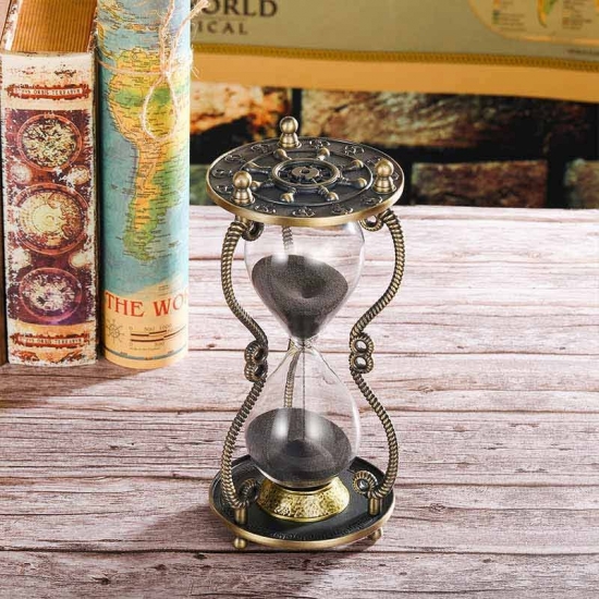 Rudder hourglass timer