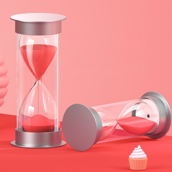 Plastic hourglass timer