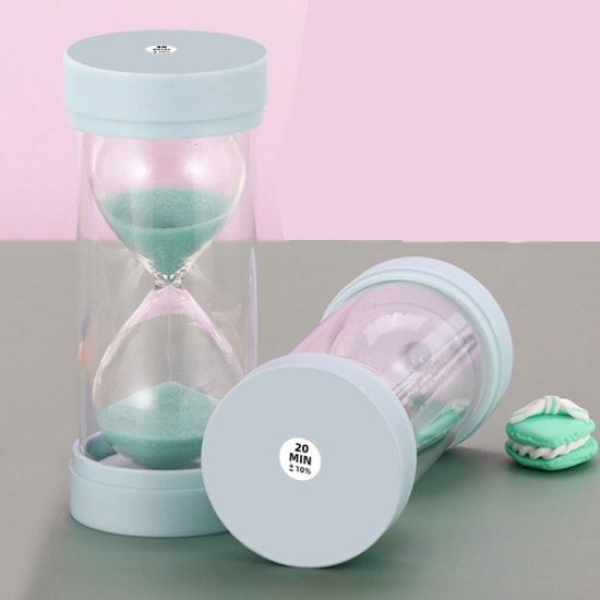 Plastic round hourglass timer