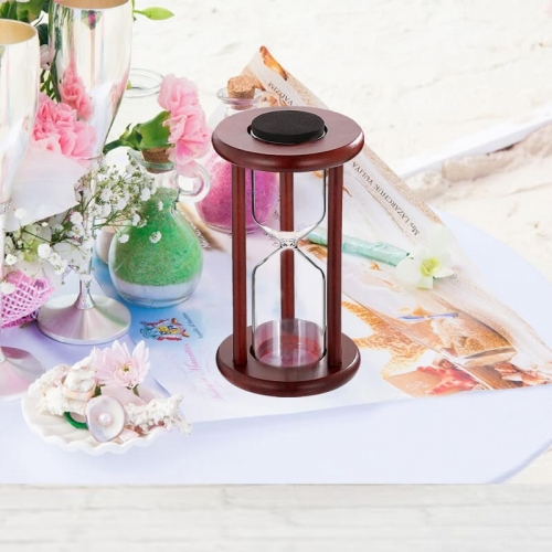  Wood empty hourglass