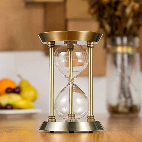 Metal empty sand timer