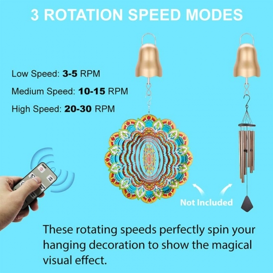  Lithium battery wind rotor motor