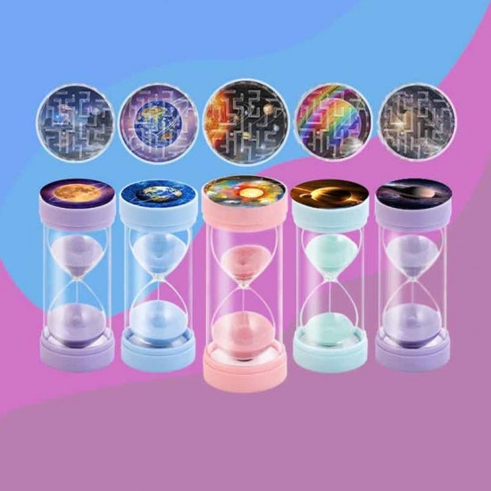 Round 3D Maze hourglass timer