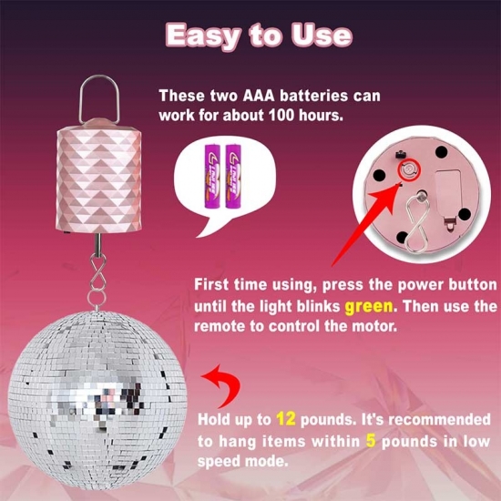 Rose gold  rotating motor
