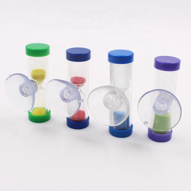 Plastic sucker hourglass