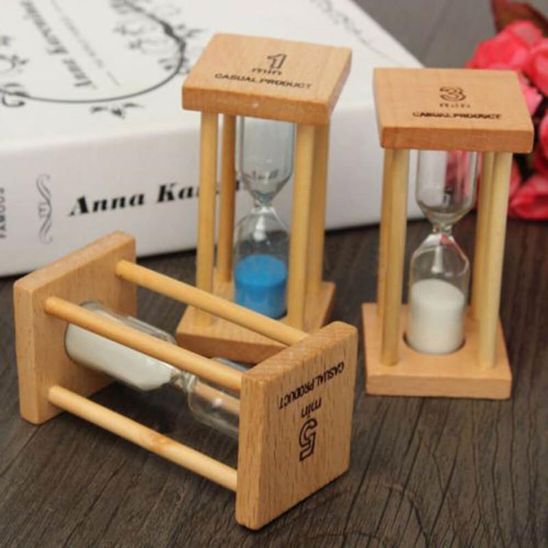 Wood hourglass