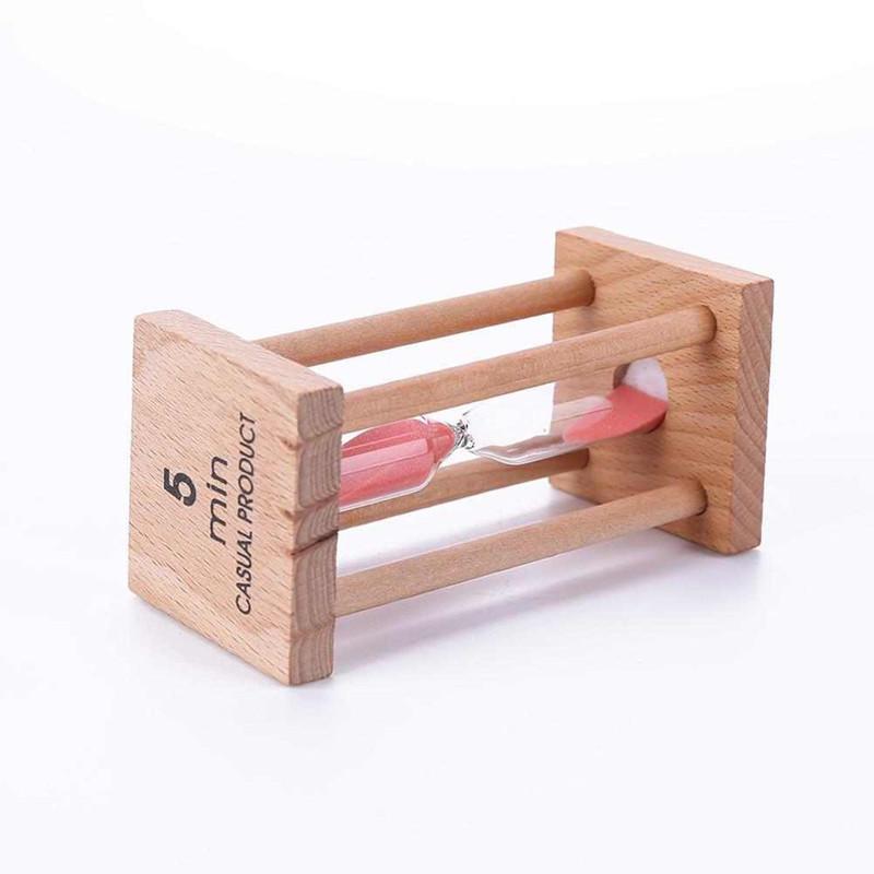 Wood hourglass