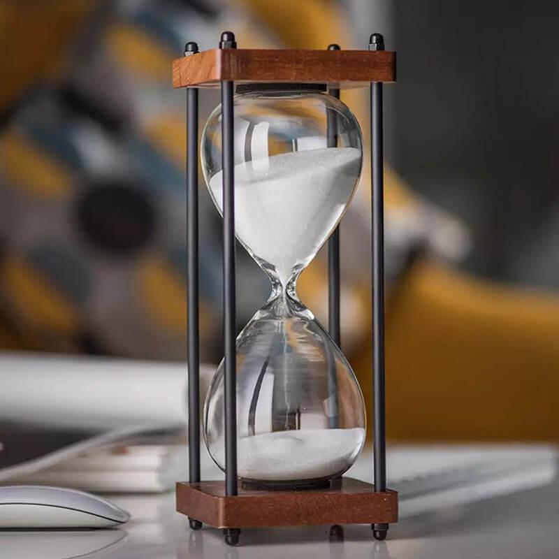 Large hourglass sand timer