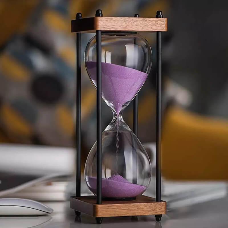 Large hourglass sand timer