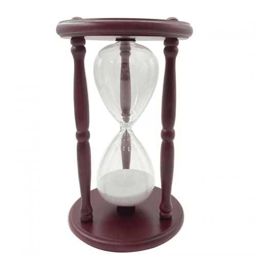large hourglass timer 60 minute decorative wooden sandglass