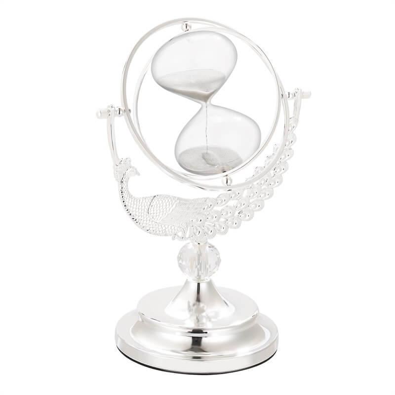 Sandglass Metal Sand Watch Decorative Ornament