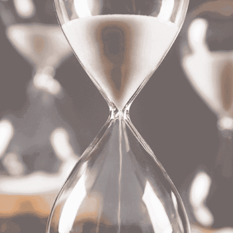Glass Sandglass Creative Gifts and Office Decoration