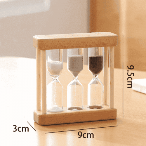  Sand Wood Timer Decor for Home